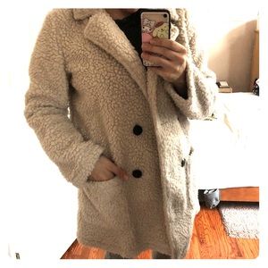Fluffy teddy coat 🐻 ASOS